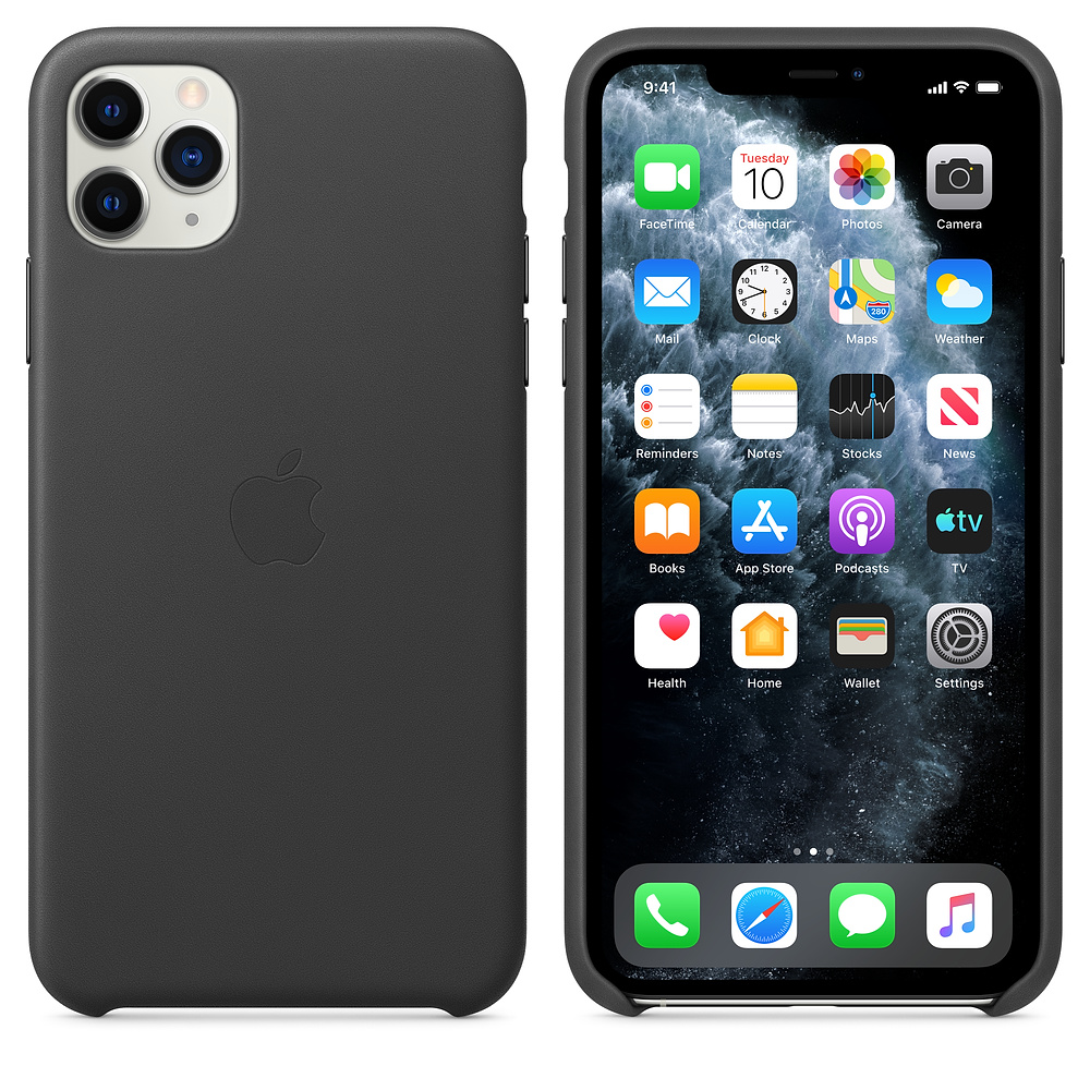 iPhone11 PRO MAX用国産サドルレザーのケース【ブルー】 Apple Leather Folio for iPhone 11 Pro Max - Deep Sea Blue for sale